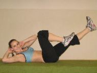 bicycle ab crunches