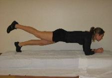 1 leg plank