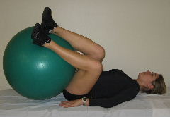 exercise ball ab exercise