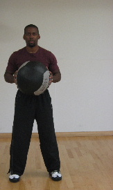 medicine ball chest pass