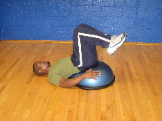 bosu ball ab exercise