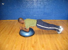 bosu ball planks