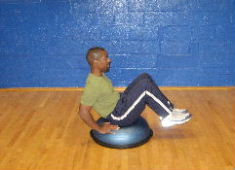 bosu ball ab exercise