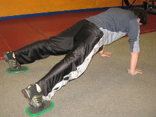 gliding disc abduction and adduction