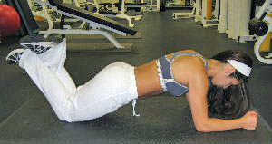 modified plank ab exercise