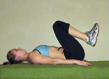 reverse crunches for lower abs, lower ab crunches