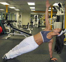 side plank variation