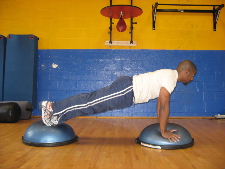 bosu planks