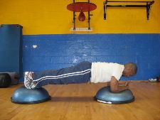 bosu planks